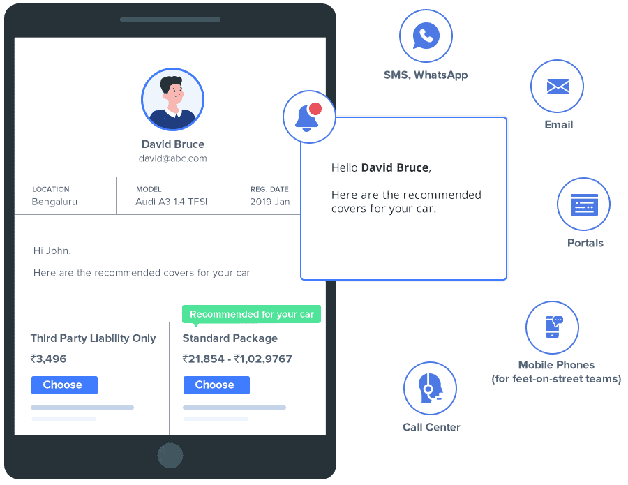 Insurance CRM - communication automation