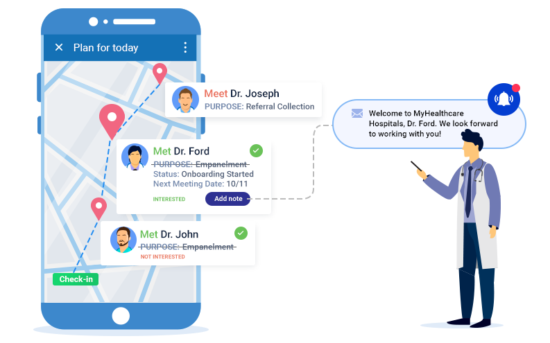 Physician Engagement and Onboarding - empanelment planning and acknowledgement messages