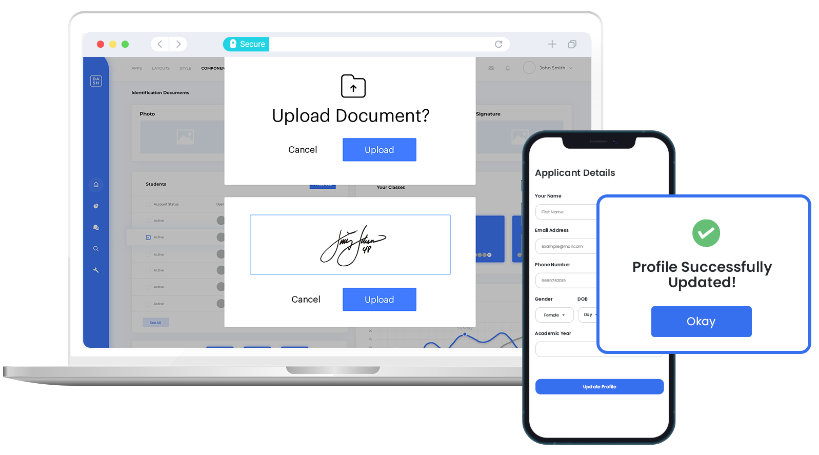 Provide a dedicated application portal